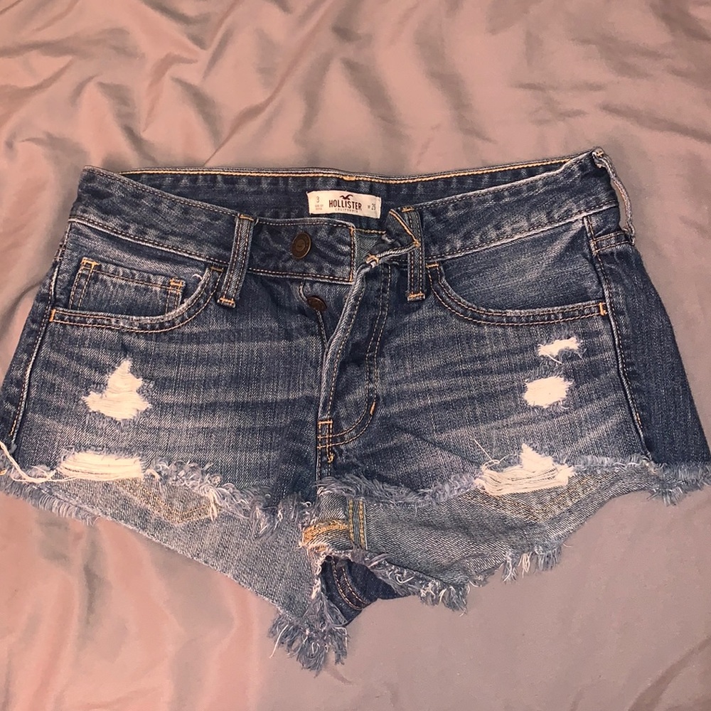 Hollister High Wasted Jean Shorts